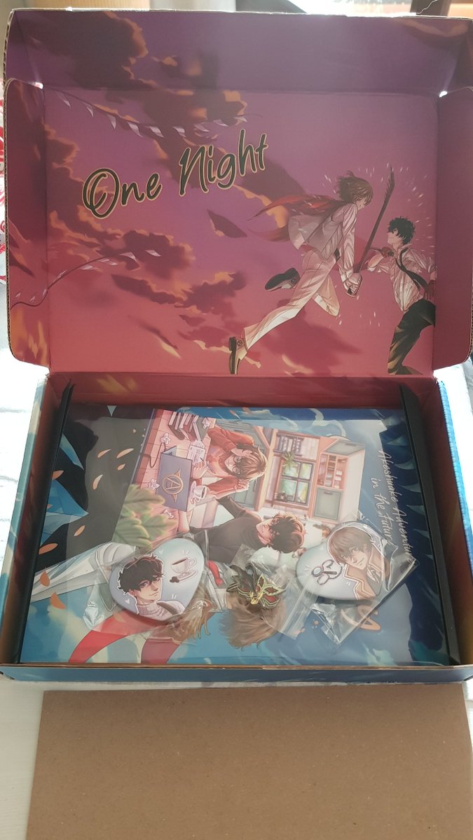 Yamiku's tweet photo. arrived today  *^* 
I'm so happy it didn't get stuck in customs office as everything else sent to me from abroad up till now 

thanks again 
@akeshuakeOneDay 
I'm really happy rn <3 https://t.co/Q0EWMzByEM