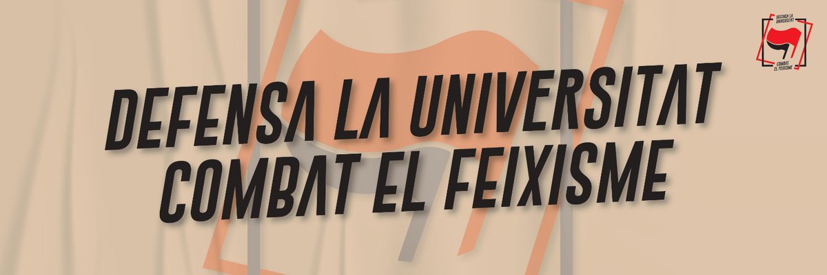 DEFENSA LA UNIVERSITAT, COMBAT EL FEIXISME ✊ tweet media
