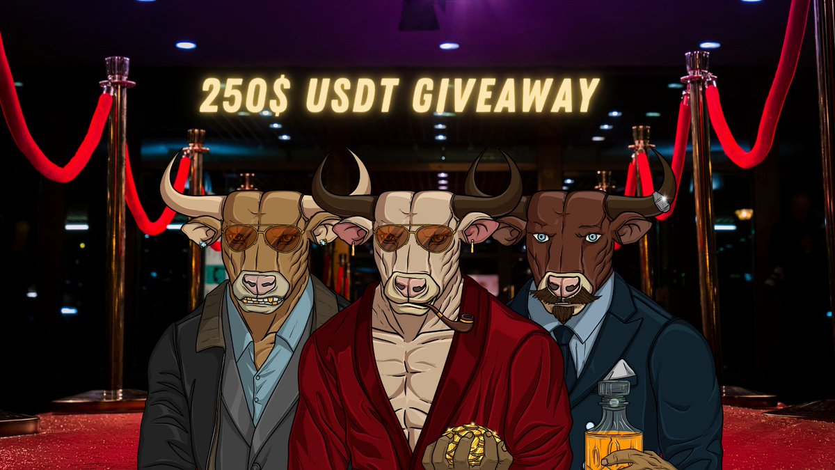 Gentleman_bulls's tweet photo. An exclusive community would also like to introduce itself exclusively with a nice opening competition.🐂 

We are giving away 2x $125 in USDT to 2 exclusive club members. 🎁

Use your time, use your chance, join the club. 🤝

Link in the comments: https://t.co/gjBto51MSt