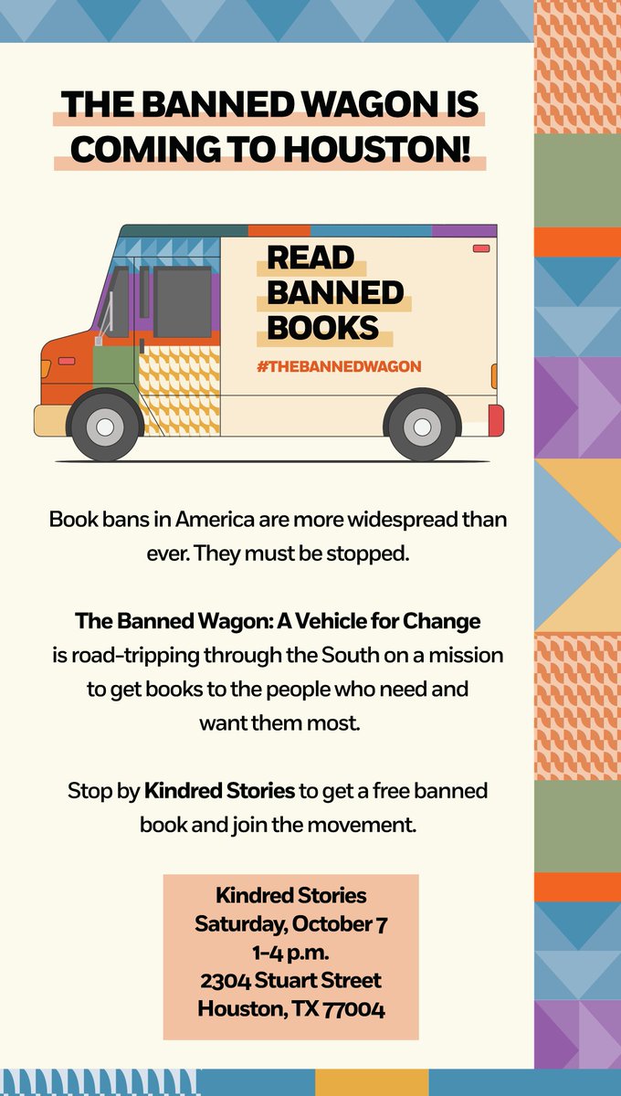 Skip Dye (@therealskipdye) on Twitter photo Houston - The Banned Wagon is coming your way. Please come by! @penguinrandomhouse <a href="/FLFreedomRead/">Florida Freedom to Read Project</a> <a href="/PENamerica/">PEN America</a> @LittleFreeLibrary Houston - The Banned Wagon is coming your way. Please come by! @penguinrandomhouse <a href="/FLFreedomRead/">Florida Freedom to Read Project</a> <a href="/PENamerica/">PEN America</a> @LittleFreeLibrary