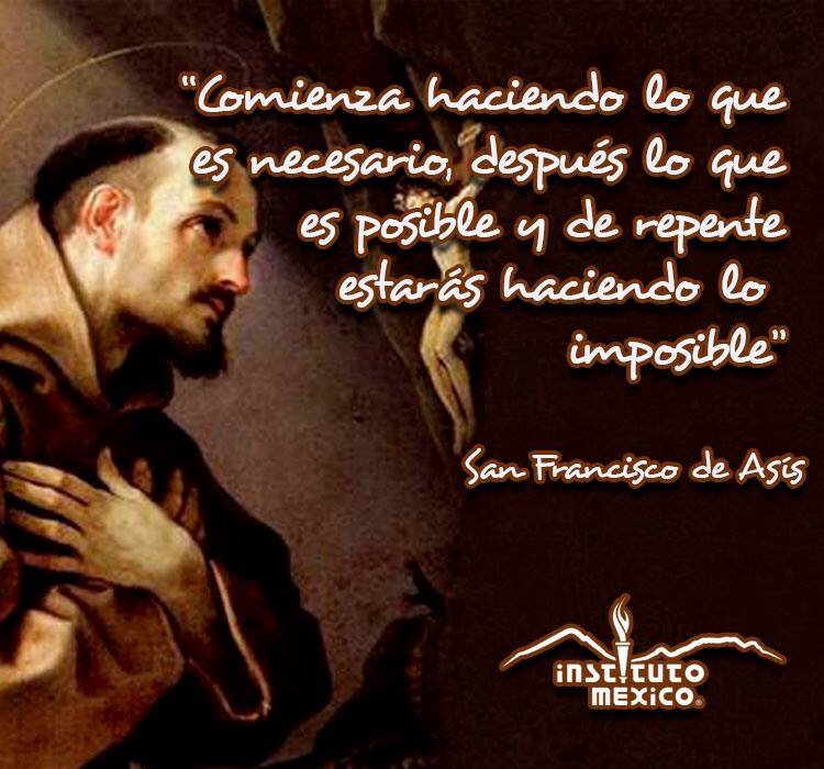 Hoy celebramos a San Francisco de Asís!