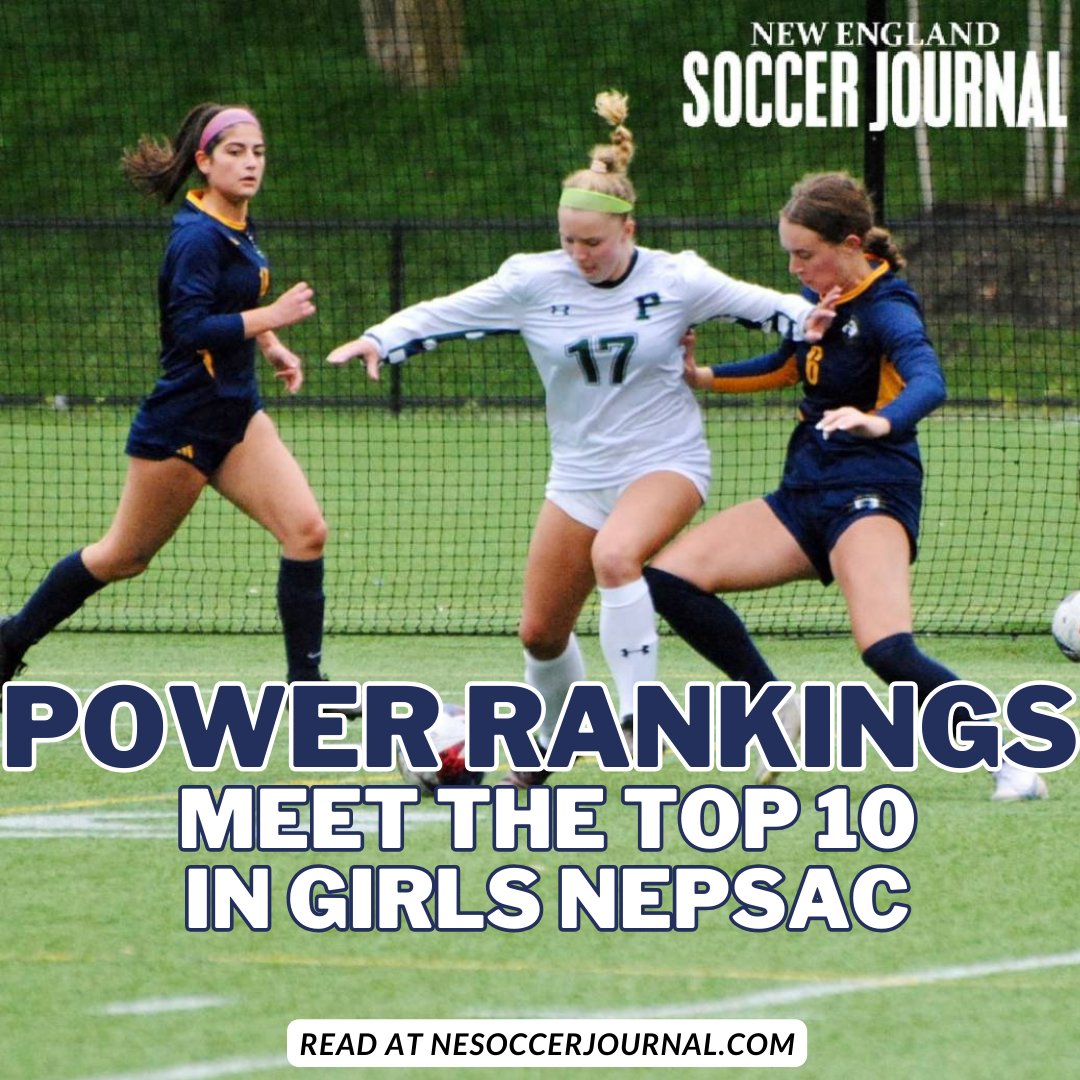 Which teams cracked our latest New England girls prep Top 🔟 rankings? nesoccerjournal.com/nepsac-girls-p…