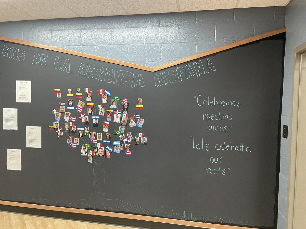 LcatanoLily's tweet photo. Mes de la Herencia Hispana, celebremos nuestras raíces. #MVSchool https://t.co/E3Ibcpjoj2