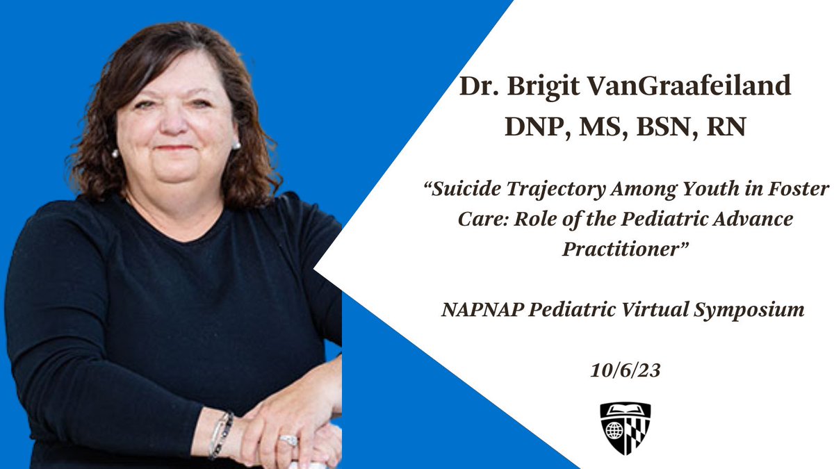 This Friday, <a href="/JHpsychNP/">Emma Mangano, DNP, PMHNP-BC</a>, <a href="/TeresaBrockie/">Teresa N. Brockie</a>, and Dr. Brigit VanGraafeiland will each be presenting their work during at their respective conferences.

<a href="/AmerPsychNurses/">APNA</a>, <a href="/AAN_Nursing/">American Academy of Nursing</a>, <a href="/NAPNAP/">NAPNAP</a>