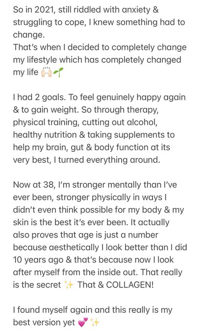 Now by sharing my story &amp; through my brand @SOQSupps I can share my knowledge on wellbeing &amp; everything<a class="tags" target="_blank" title="On Twitter" href="/?out=eyJ0eXAiOiJKV1QiLCJhbGciOiJIUzUxMiJ9.eyJpYXQiOjE3MjA4Njg3NTYsImlzcyI6InR3cG9ybnN0YXJzLmNvbSIsIm5iZiI6MTcyMDg2ODc1NiwiZXhwIjoxNzUyNDA0NzU2LCJyZWRpcmVjdF91cmwiOiJodHRwczovL3R3aXR0ZXIuY29tL1NPUVN1cHBzIn0.LOL12kKHfo2CwX8q-pETncrpe-YXjBCJBd1Z9SgJFvRfj1F9uoEo1Ps-sWddNZEXVF9ARuThnyZJQFfE7s0ZaQ">@SOQSupps</a><a href="/tag/fitness"class="tags"><span>#fitness</span></a><a href="/tag/selflove"class="tags"><span>#selflove</span></a><a href="/tag/wellness"class="tags"><span>#wellness</span></a><a href="/tag/physicaltherapy"class="tags"><span>#physicaltherapy</span></a>
