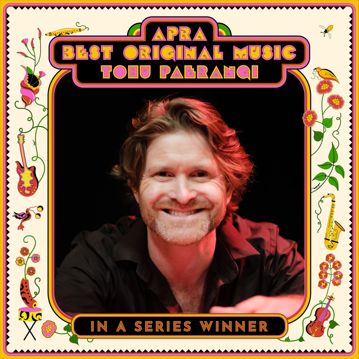 Nutopia_tv's tweet image. 🎹Congrats to Tom McLeod for his win at the @APRAAMCOSNZ awards for 'Best Original Music' for “Blood, Sex and Royalty." 👑 #AwardWinner #Netlfix