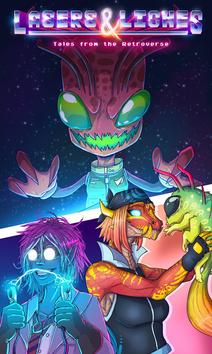 In the game we made there's also many new backgrounds for your 5e characters!
The Alien Invader, the Monsterologist and the Mad scientist among others.
Welcome to the Retroverse!