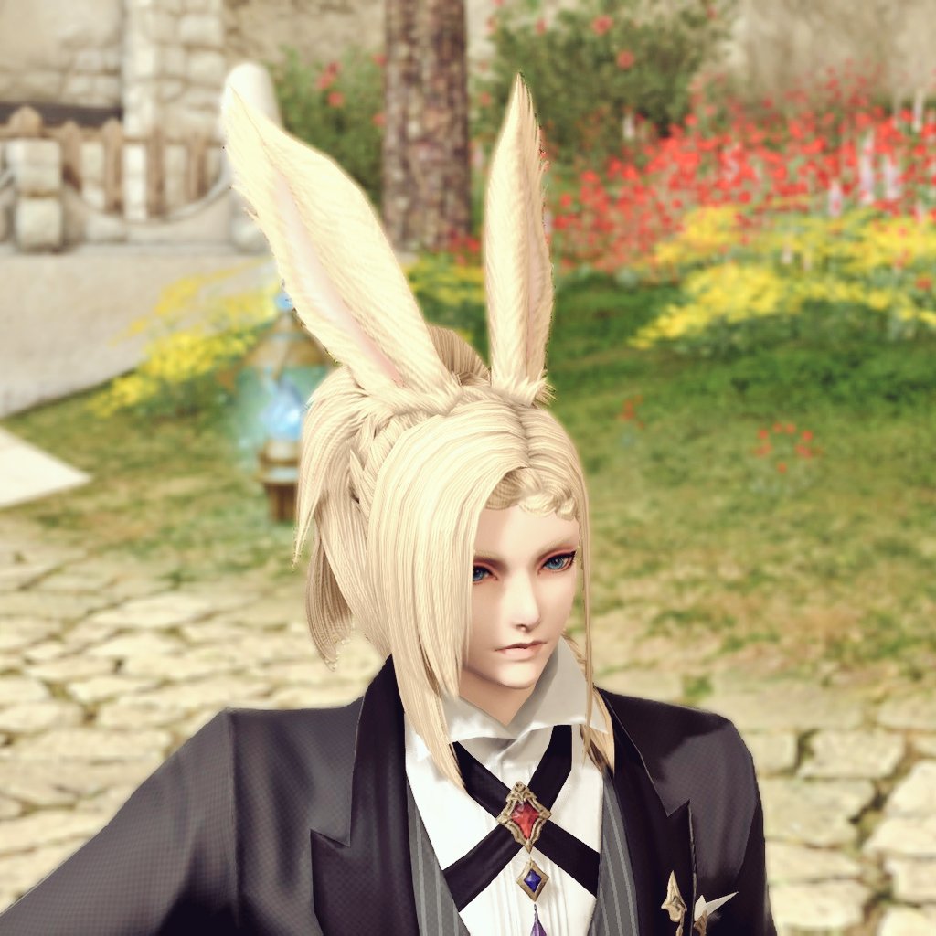 XeruneFFXIV's tweet photo. Trying out the new hair options 😁 https://t.co/yOqTzEirq5