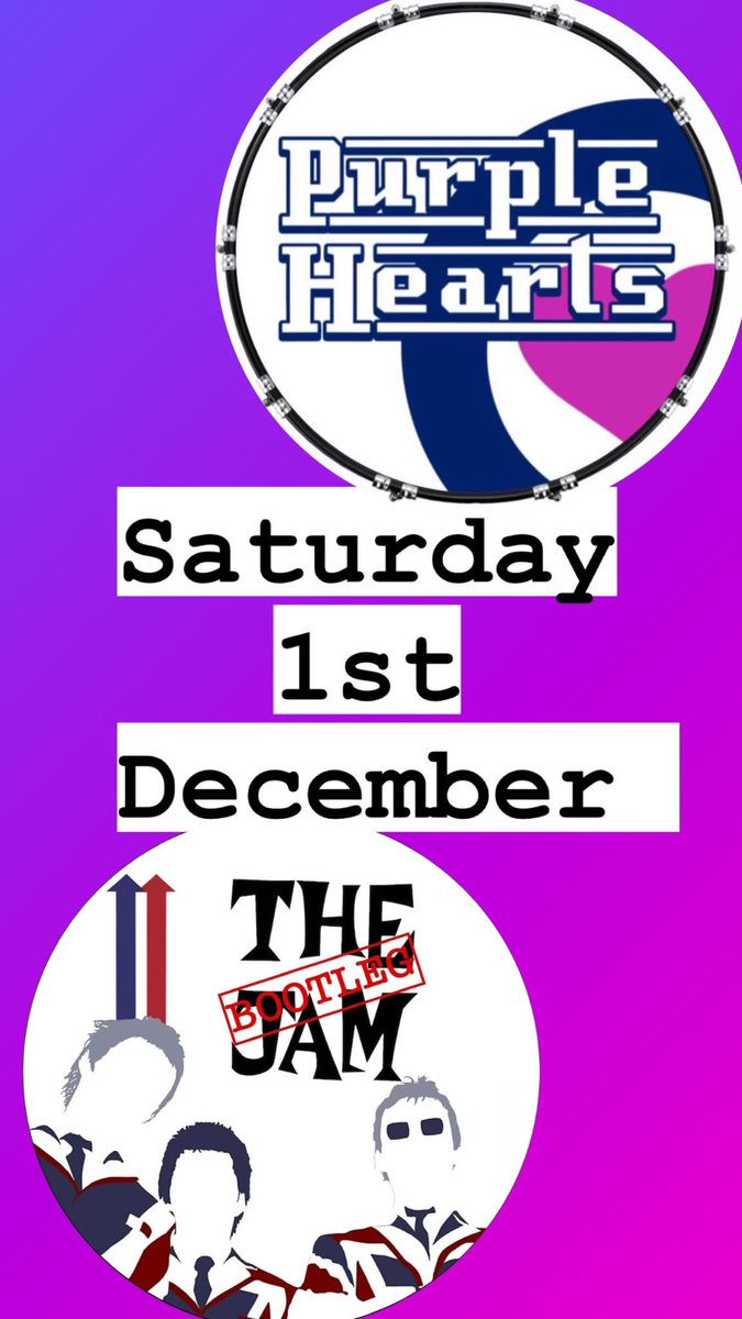 JamBootleg's tweet image. “ HERE COMES THE WEEKEND “ ! 
Dartford Social Club 
59 Lowfield St, Dartford DA1 1HP
Saturday Dec 1st 
Tickets on Sale Now !