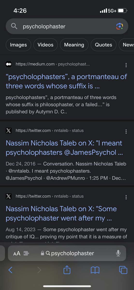 thewsrl's tweet photo. @nntaleb @matt_levine @R_Thaler Hold up is this word exclusively used by one person https://t.co/OSJXrfQ23u