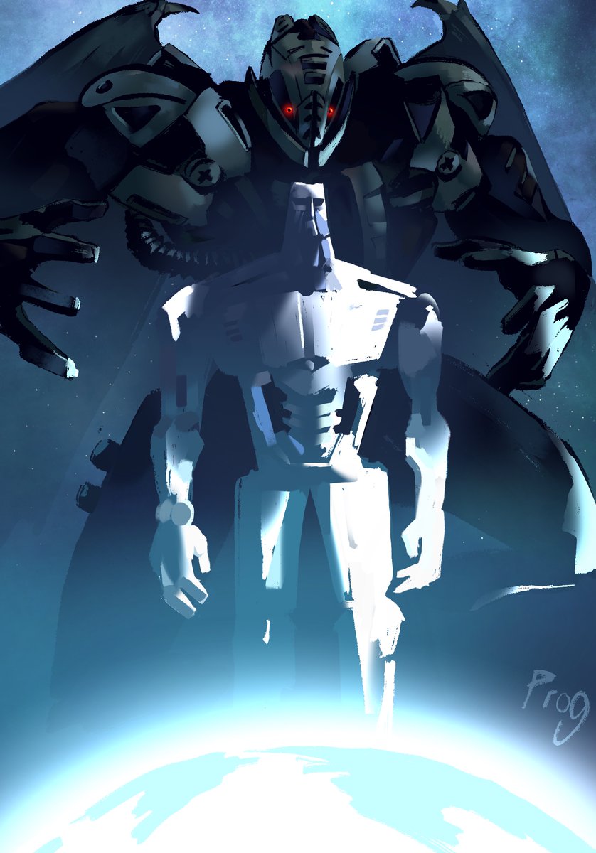 "I am the ground you walk on ... the air you breathe. No longer must I fight you to rule a Universe. I AM the Universe!"
#Bionicle