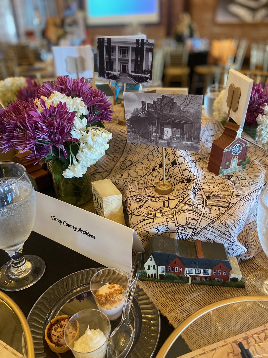 The LaGrange Symphony Orchestra put on their annual My Favorite Things fundraiser. Our table was all things Troup County in conjunction with our latest exhibit Howdy Neighbor: Troup County’s Changing Communities, now on display until July 2024.