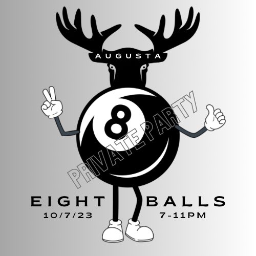 eightballsband's tweet photo. 🎱🎱Augusta here we come! Back for more musical shenanigans!! Trolling the charts from the 70’s, 80’s, and now! We’ve got you covered!! #Maine #mainemusic #livemusic @cityofaugustaME 🎱🎱🇺🇸 https://t.co/QHoQ8oqVMx