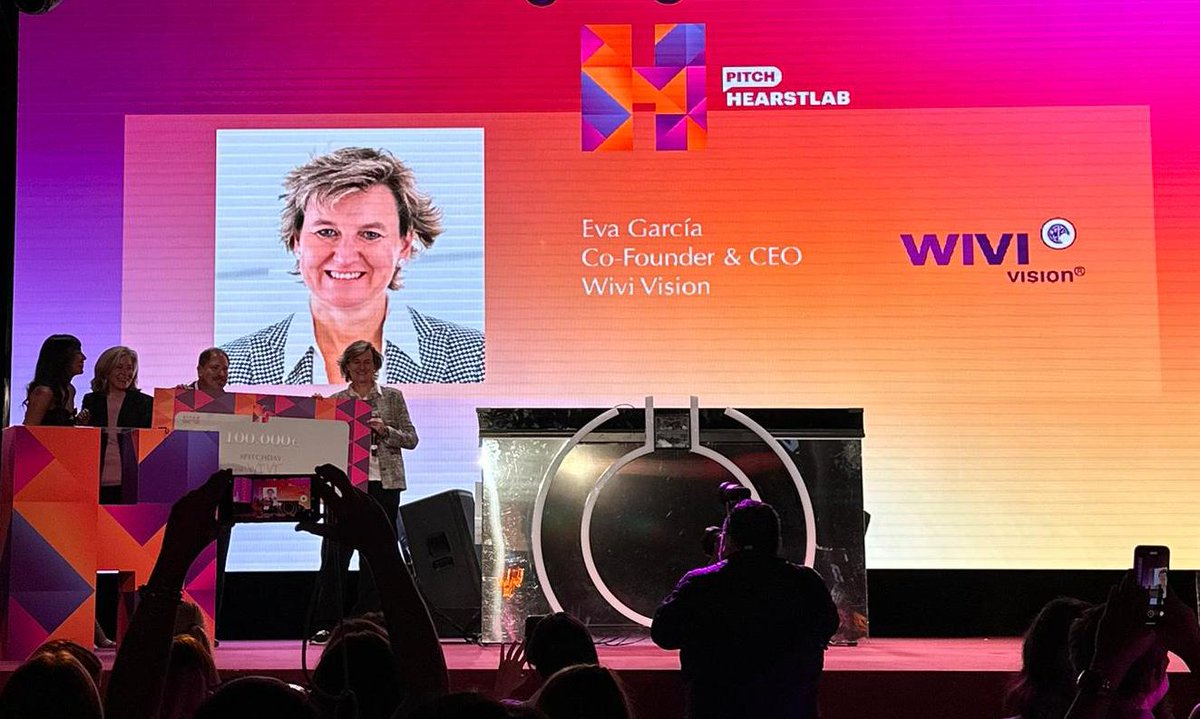 Estamos muy contentos de anunciar que <a href="/eva_garciaramos/">Eva Garcia Ramos</a>, CEO y Cofundadora de <a href="/WIVIvision/">WIVI vision</a>, es una de las ganadoras de #PitchHearstLab, junto con <a href="/BandoraSystems/">Bandora Systems</a> 

Gracias por valorar el potencial innovador de #WIVI para transformar la salud visual y mejorar la vida de la población