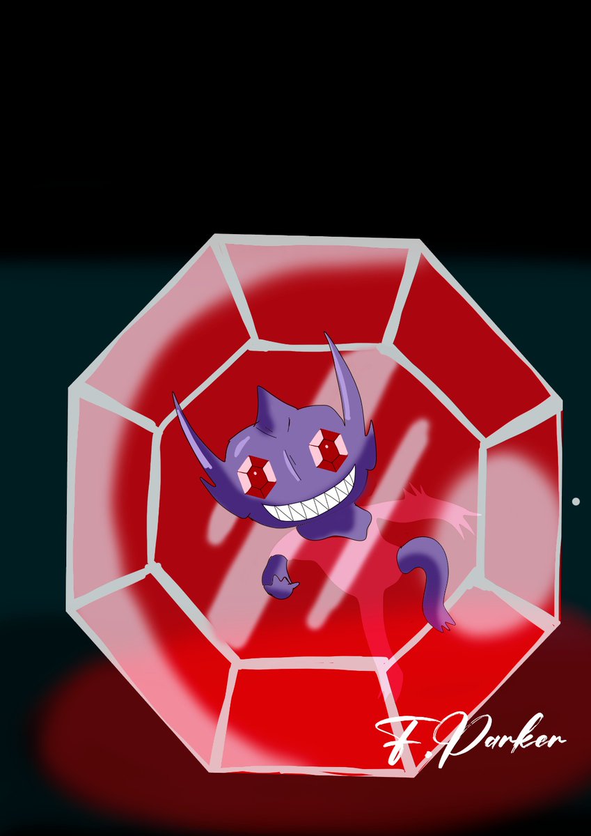 Fenix_parkart's tweet photo. Day 4: Portal In its mega form, its gem has mystical powers, refracted attacks, a portal for him.
#OctillerinkPM2023 #octillerink #Sableye #Pokemon #fanartpokemon #megasableye #megaform #dayfour #hallowen #ghosttype https://t.co/fr7BJ1sHVq
