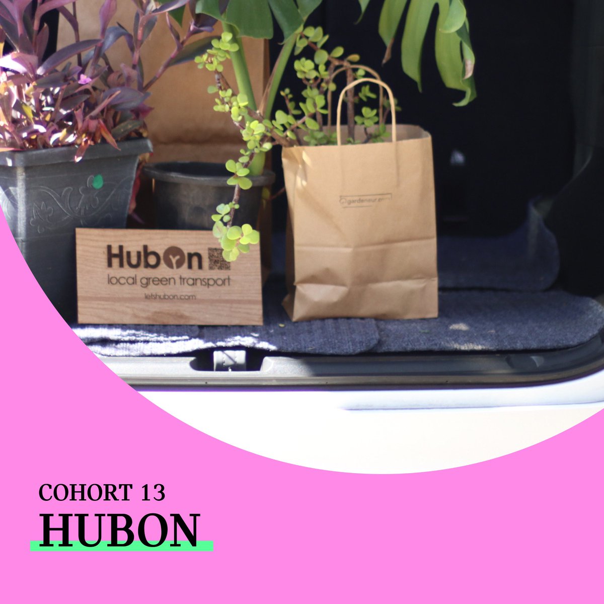 A warm Cohort 13 welcome to HubOn! 🪴

HubOn offers the cheapest and most eco-friendly transport for goods starting with delicate goods through non-monetary partnerships with retail shops serving as drop-off and pickup locations (“hubs”).

Read more: linkedin.com/posts/urban-x_…