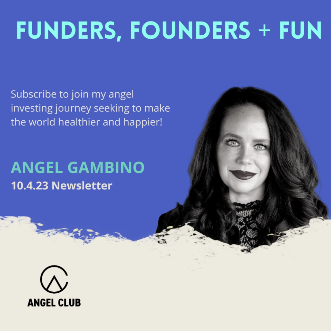 Subscribe now to get this week's edition of my 5 point on point newsletter featuring resources for investors, entrepreneurs & innovators as well as some fun stuff grabbing my attention! angelclub.com/funders-founde…