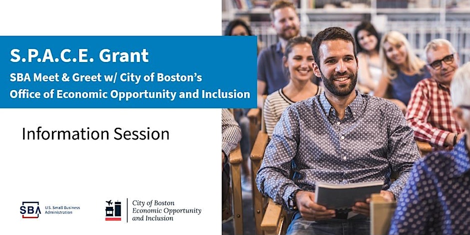 Have questions about our S.P.A.C.E. Grant ⁉️ Join our in-person Meet & Greet on 10/10 with @SBA_MA to ask your Qs! We can't wait to meet #SmallBusiness owners looking to grow their business in Boston. Learn more about the grants & register for this event: boston.gov/space-grant