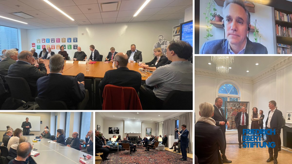 Together w/ colleagues @FES_DC, we were delighted to host the @fesonline #scholarship selection #committee in the US. The committee of distinguished 🇩🇪 academics & public servants met with key partners of FES on Capitol Hill and at the #UN in New York.