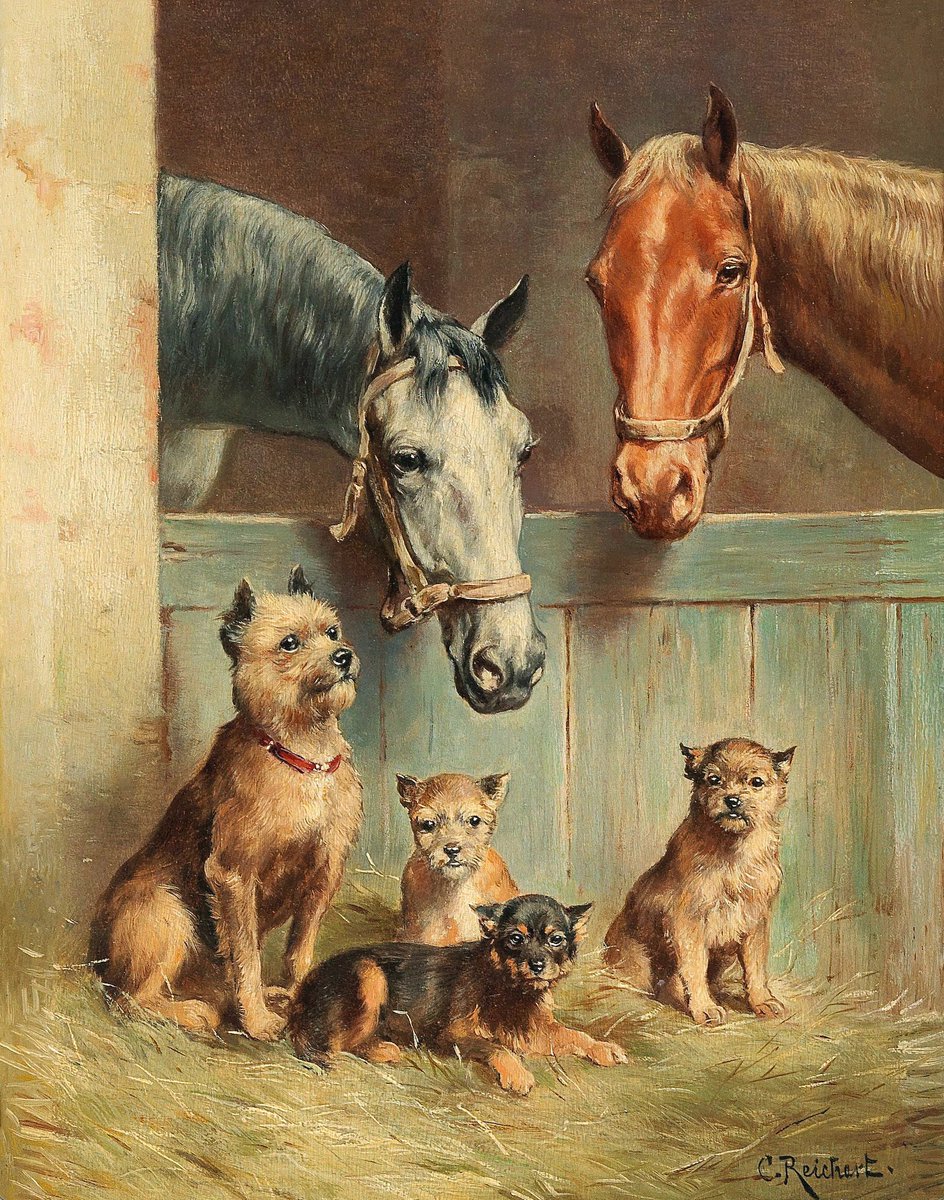 Animal Friendship by Carl Reichert (1836-1918); painted 1890
#art #artwork #artist #painting #paintings #horse #dog #dogs #dogart #horseart #horsepainting #dogartwork #puppy #animal #animalart #animalpainting #paintingoftheday #artworks #artists #puppyart #dogartwork #dogartist