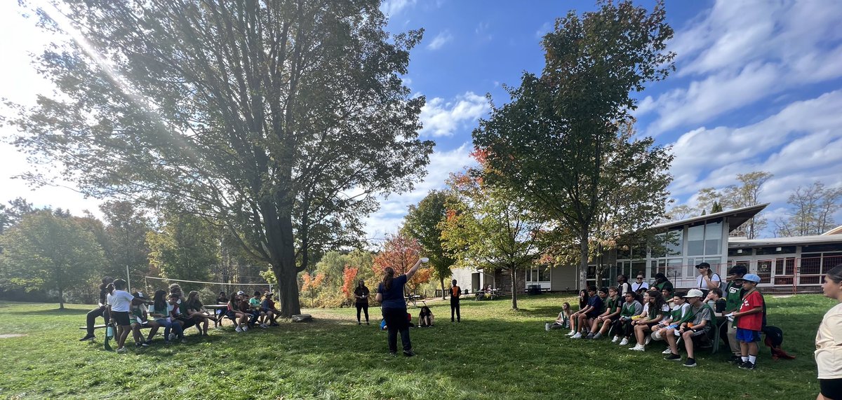 Amazing day today at Albion Hills <a href="/TRCA_HQ/">Toronto and Region Conservation Authority</a> playing and hiking while learning about ecosystem in the heat of October ☀️☀️🌳🌲🌳<a href="/St_EVAN_Caledon/">St. Evan Catholic Elementary School</a> <a href="/MrsGabil/">R. Gabil</a>
