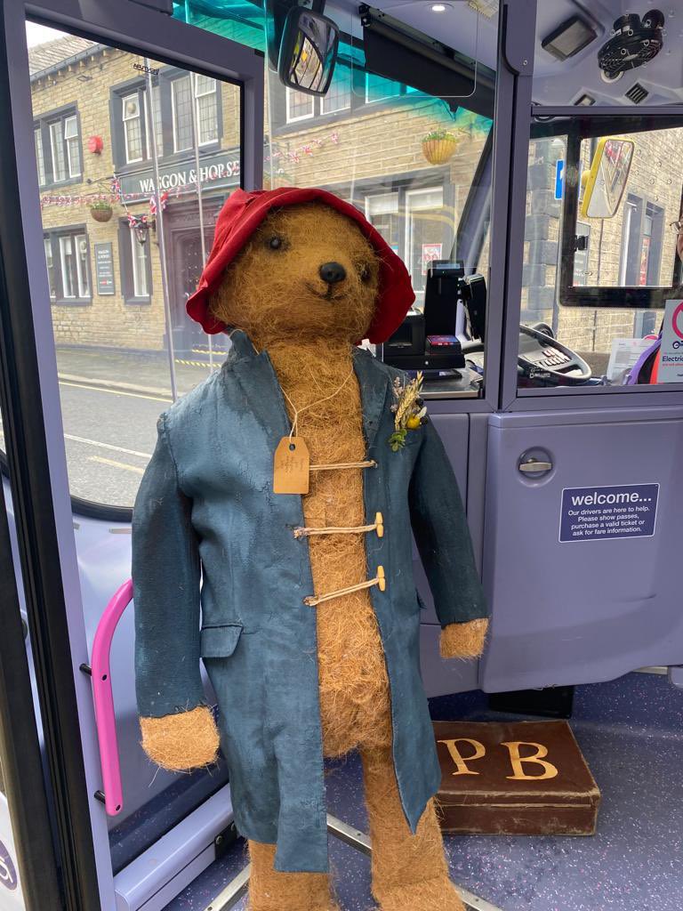giftlindley's tweet photo. Paddington bear is know for been an intrepid explorer. He travelled all the way from "deepest, darkest Peru" to  London in a lifeboat, surviving only on marmalade sandwiches. 

Todays journey, from NEST in Meltham to us may be considerably shorter but it was no less exciting 🚌 https://t.co/SxAE00zLM7