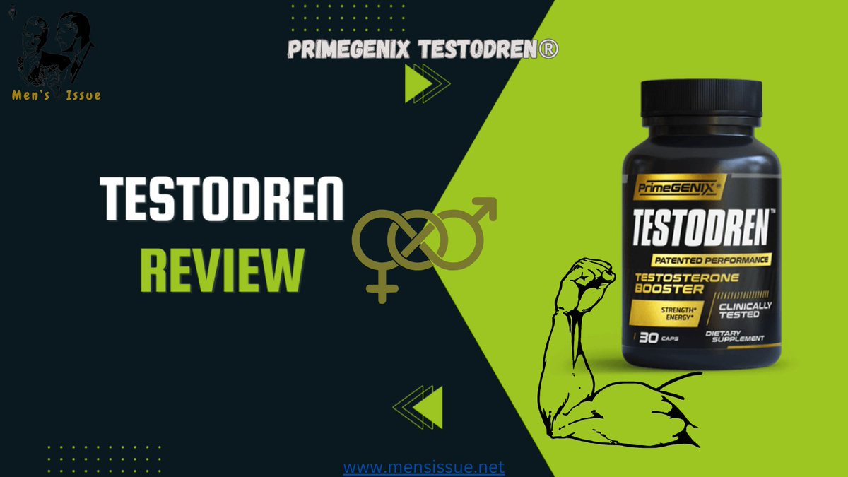 JamesMensissue's tweet photo. PrimeGENIX Testodren Reviews: Can It Really Boost "Free Testosterone"?👉Learn More 👇

https://t.co/vg11JZQa85 

#Top X Trending
@X @elonmusk @rihanna @BarackObama @BillGates @NBA @espn @MikeTyson https://t.co/Qf0zgC8CkZ