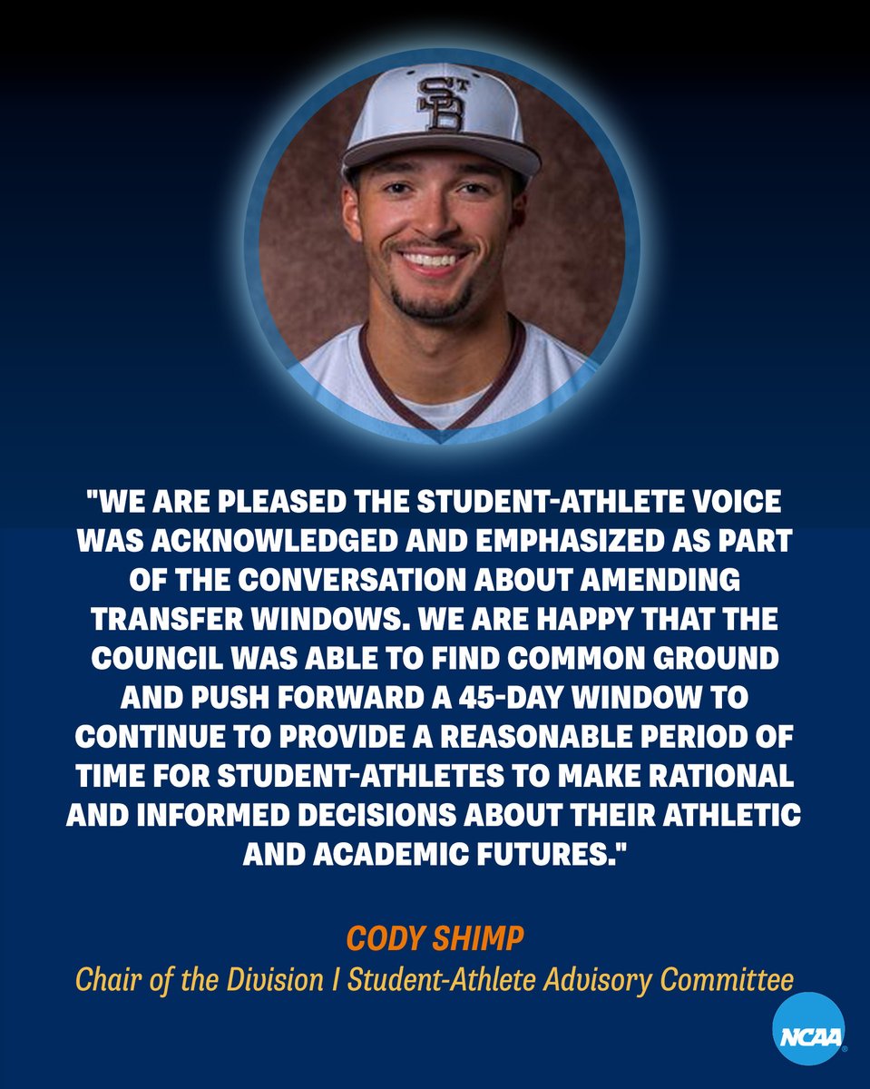 Cody Shimp, chair of @Div1SAAC ⤵️