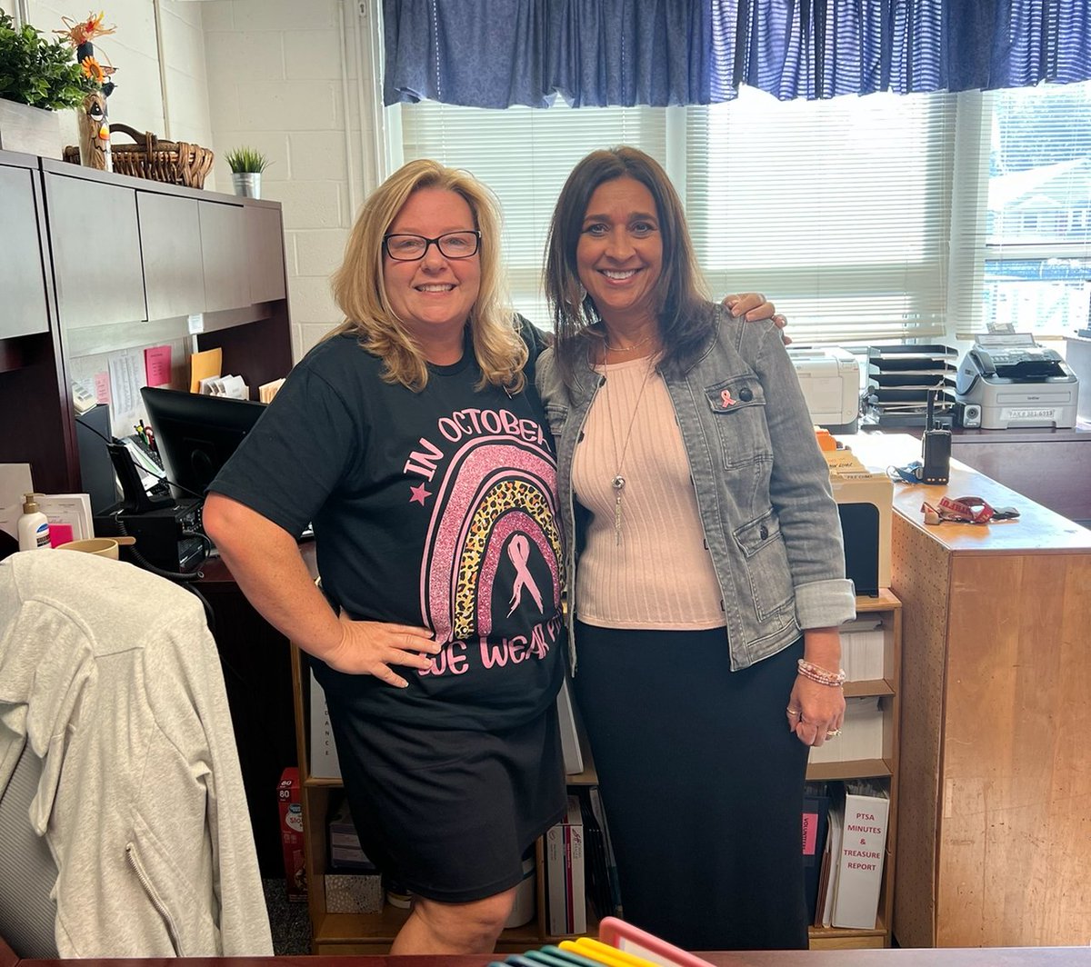 Nichols students and staff wore pink today to support breast cancer awareness! All proceeds will be donated to the Susan G Komen Foundation! #Nicholspride