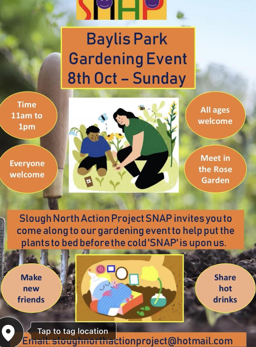 Everyone welcome, meet the team and our landscapers. Equipment and refreshments supplied <a href="/SloughCouncil/">Slough Borough Council</a> <a href="/SloughAntilitte/">Slough Anti-Litter Society</a> <a href="/Slough_NHW/">Slough Neighbourhood Watch (ourwatch.org.uk)</a> @TVP_Slough <a href="/TanDhesi/">Tanmanjeet Singh Dhesi MP</a> <a href="/CllrFiza/">Cllr Fiza Matloob</a> <a href="/SRSrefugee/">SloughRefugeeSupport</a>