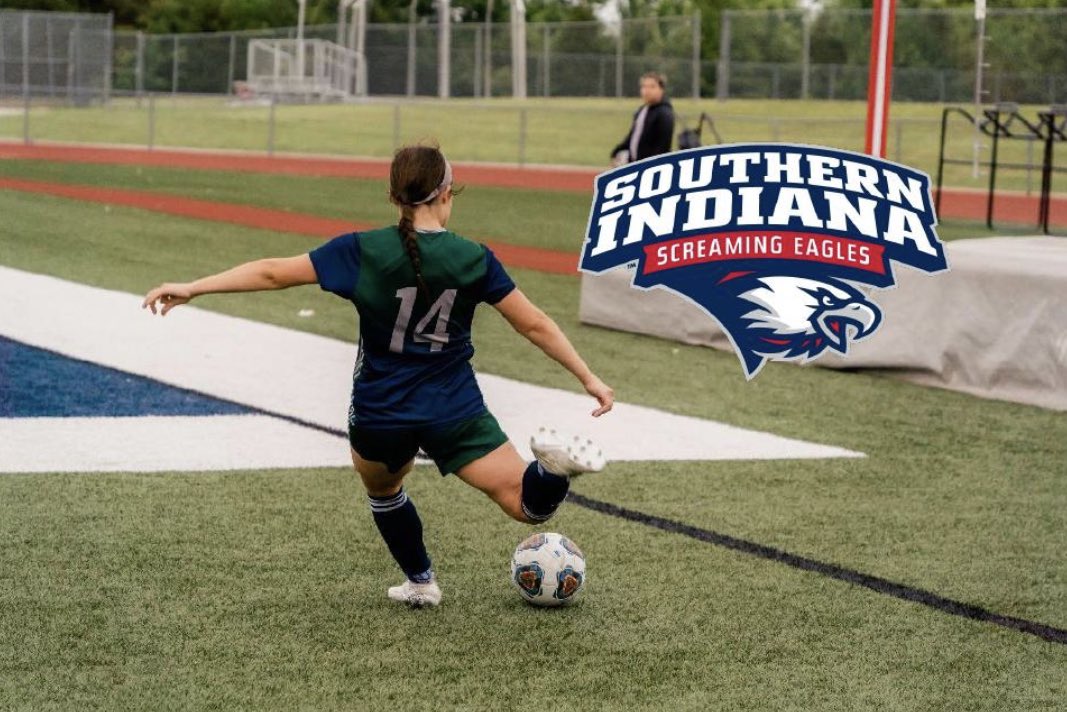 I am so excited to announce my verbal commitment to continue my athletic and academic career playing D1 soccer at USI. Thank you to my family, teammates, and coaches who have helped me along the way.  Thank you to @usiwomenssoccer for this amazing opportunity. #goscreagles🦅