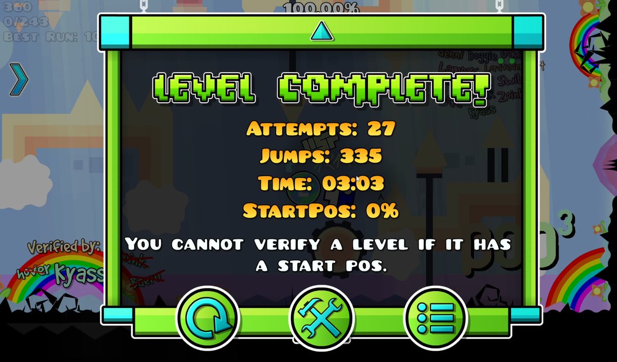 skycrablol's tweet image. POOCUBED 100% AFTER 98%, 47,245 ATTEMPTS, JUMP FROM PROMETHEAN! BY FAR THE HARDEST THING IVE EVER DONE