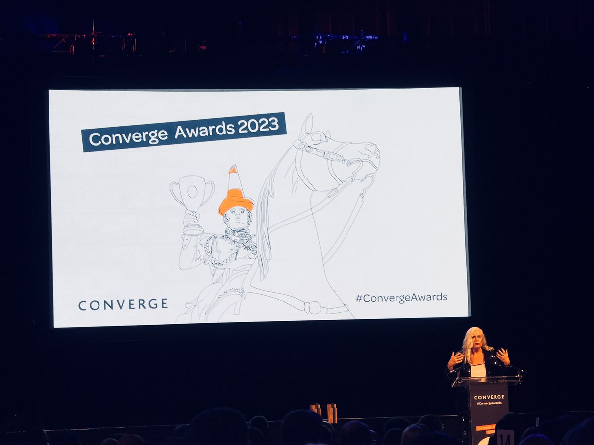 A wonderful evening at the truly inspiring @ConvergeC #ConvergeAwards. Keynote speaker @thealisonedgar AKA “The Entrepreneur’s Godmother” highlighting how important sales and getting out of your comfort zone are for the success of our #startups and #scaleups.