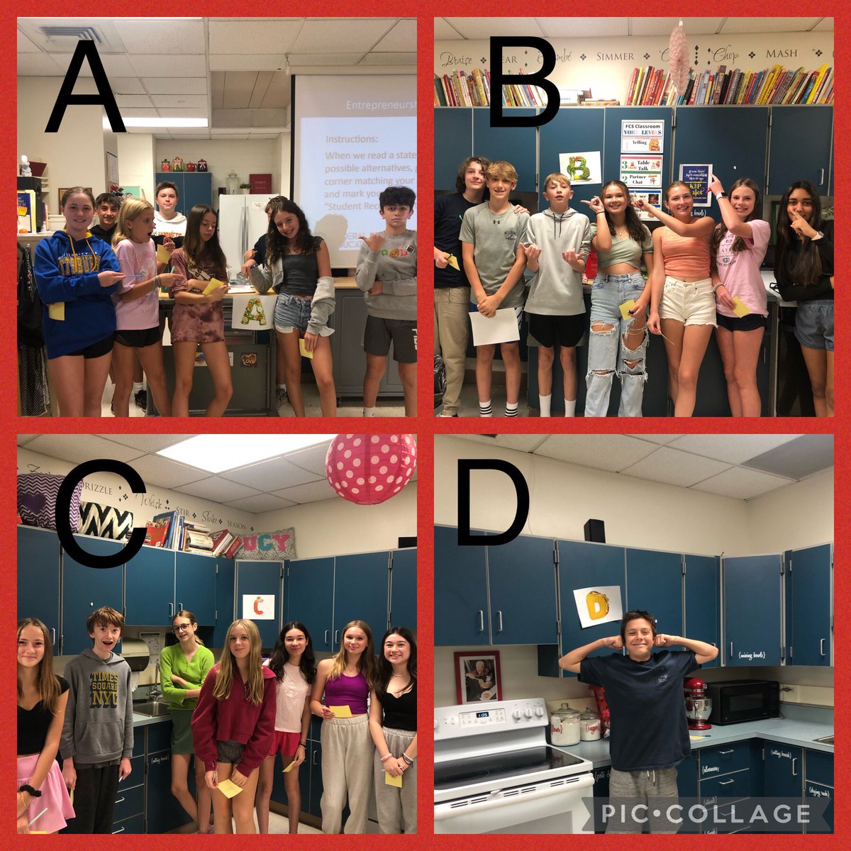 chrissacooks's tweet image. FCS students @jmsmtlsd evaluated their ‘entrepreneurial mindset’ with a unique game of 4 corners—Not surprisingly GRIT is a huge indicator of entrepreneurial success 🏦👍🏼 #SEL #WeAreJMS #kidpreneur #leboproud