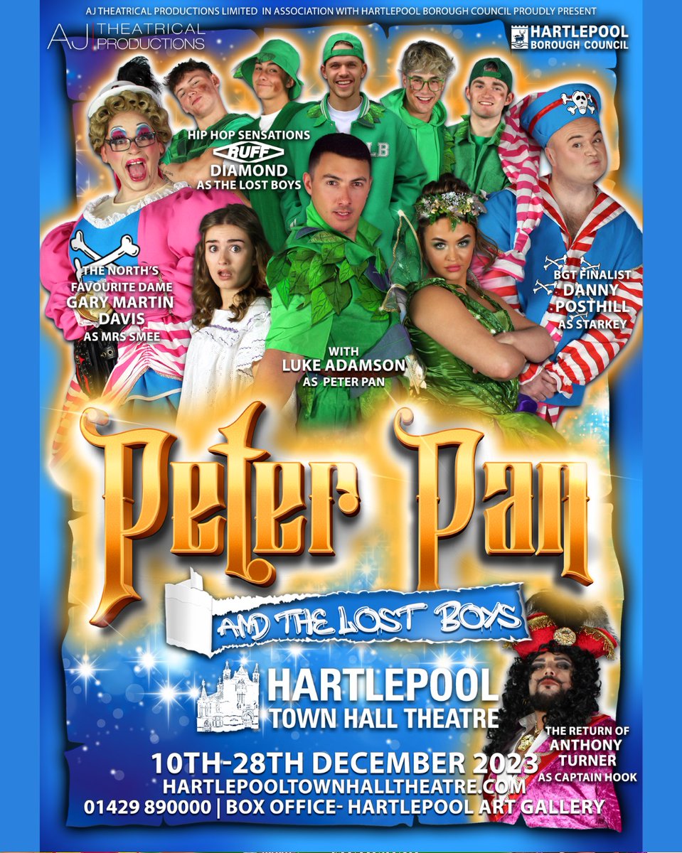 FRIDAY FOCUS: We're proud to take a look at <a href="/CreativeHpool/">Creative Hartlepool</a> 2023 panto PETER PAN! Tickets are now on sale!