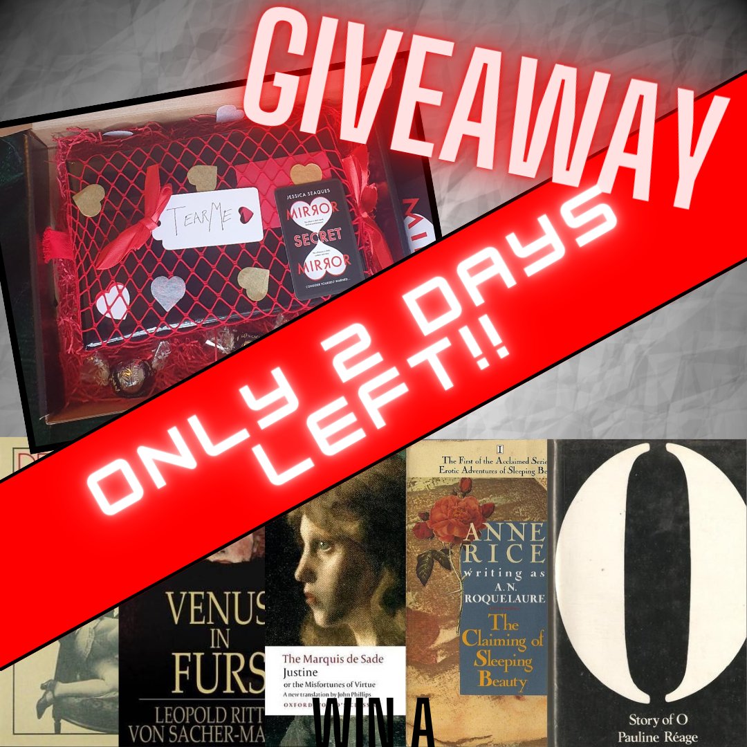 ❤️GIVEAWAY!❤️
We're giving away gift boxes including a copy of "Mirror Secret Mirror"! One winner will also receive a collection of classic erotica novels!😊 
It's completely free and easy to enter! Follow the link for more details:

mirrorsecretmirror.com/prize/

#free #giveaway #gift