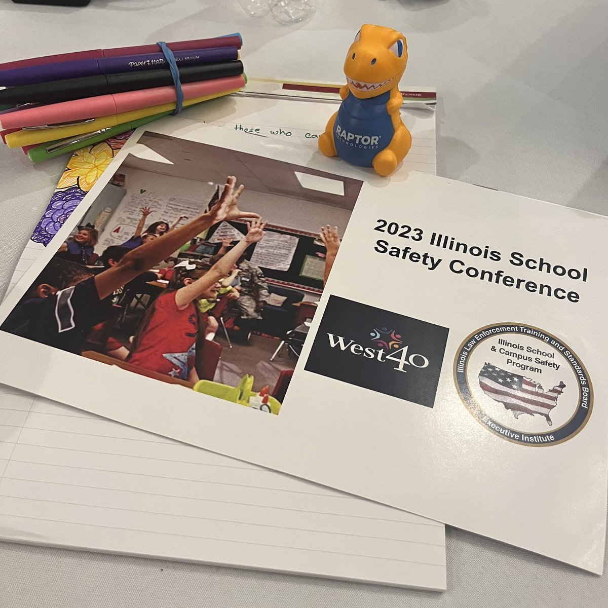 Thanks to <a href="/west40ISC/">West 40</a>, <a href="/ILSchoolSafety/">ILSchoolCampusSafety</a> &amp; every amazing presenter for a fantastic conference! Such important work &amp; I’m grateful for the opportunity to learn from all of you. 💙 #SchoolSafety #BlackhawkPride #WestIsBest #RelationshipsFirst #MentalHealthMatters