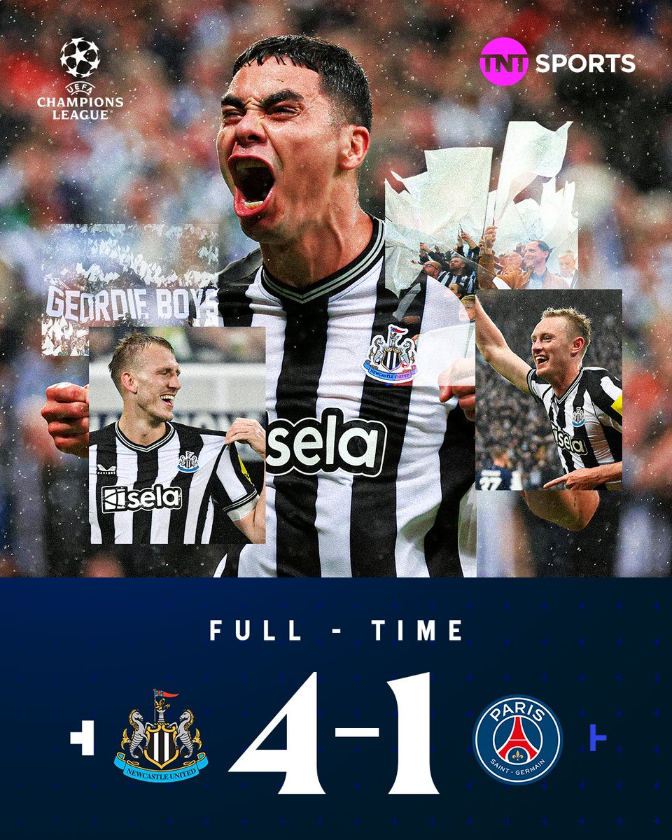 DREAMLAND FOR NEWCASTLE! 🤩

#UCL