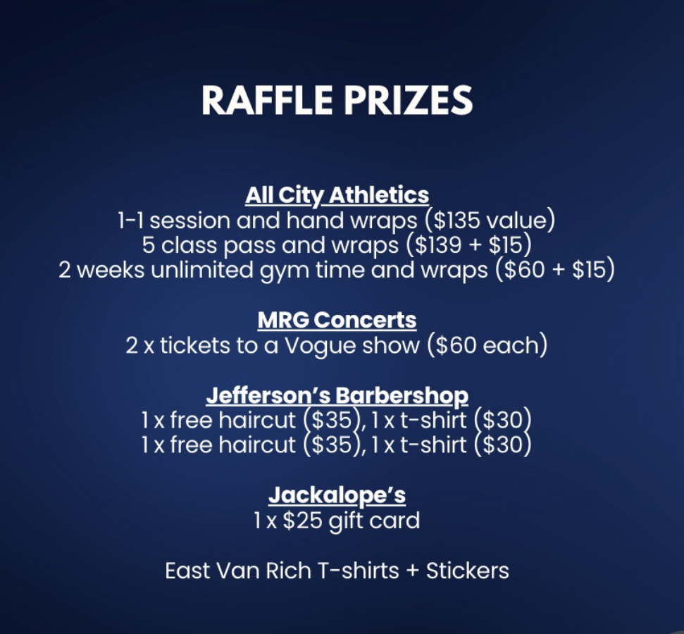 🤩Tonight at 8 PM our Director Dale Bredeson will go LIVE and announce the raffle PRIZE WINNERS! 🏆 Thanks to our community partners who have supported our project from the very start @allcityathletics @jeffersonsbarbershop @jackalopesdive @mrgliveofficial🥰