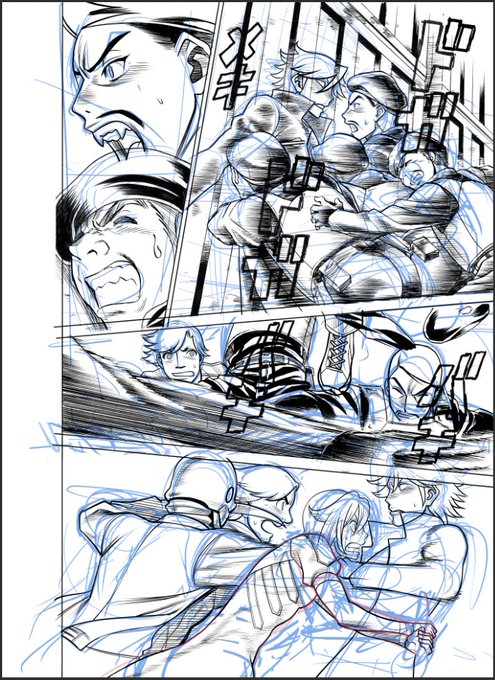 ASO作画カロリー高めの展開。
結構苦戦中。 