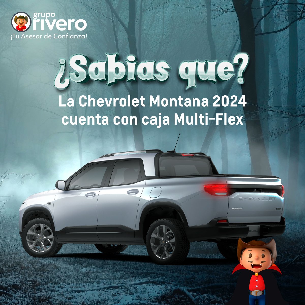 agenciarivero's tweet image. La caja #MultiFlex exclusiva de la nueva #ChevroletMontana trae una cubierta contra lluvia y polvo, 8 ganchos de amarre de carga, luz de cortesía, tapa cajuela, Además, tiene una capacidad de carga de 600 Kg y volumen de hasta 874 lts.🛻💨