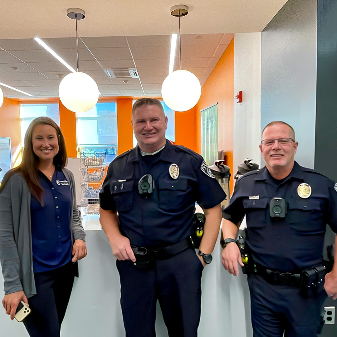 ☕️ Today, we had the pleasure of celebrating #NationalCoffeeWithACopDay, courtesy of <a href="/PennStatePolice/">Penn State University Police and Public Safety</a>. Join us every Wednesday at 8:45 a.m. in the second-floor lounge of Frable Building for freshly brewed coffee and tea! #WeAre #PennState #PSUGA #Coffee