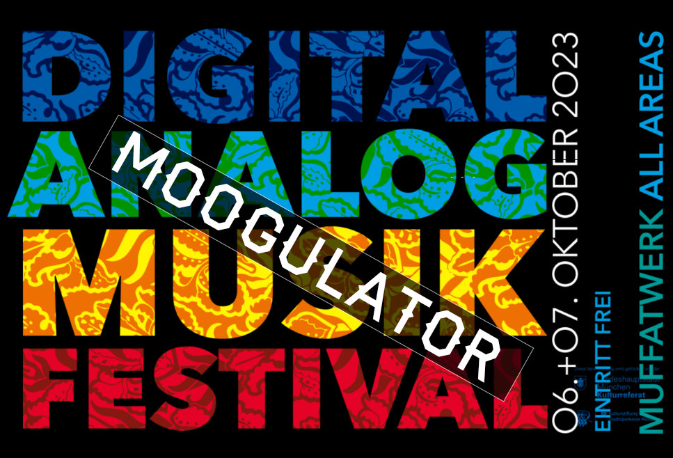 moogulator.com Live in #Muenchen am Wochenende bei #Digitalanalog mit 2 unterschiedlichen Live-Sets jeweils am Fr / Sa