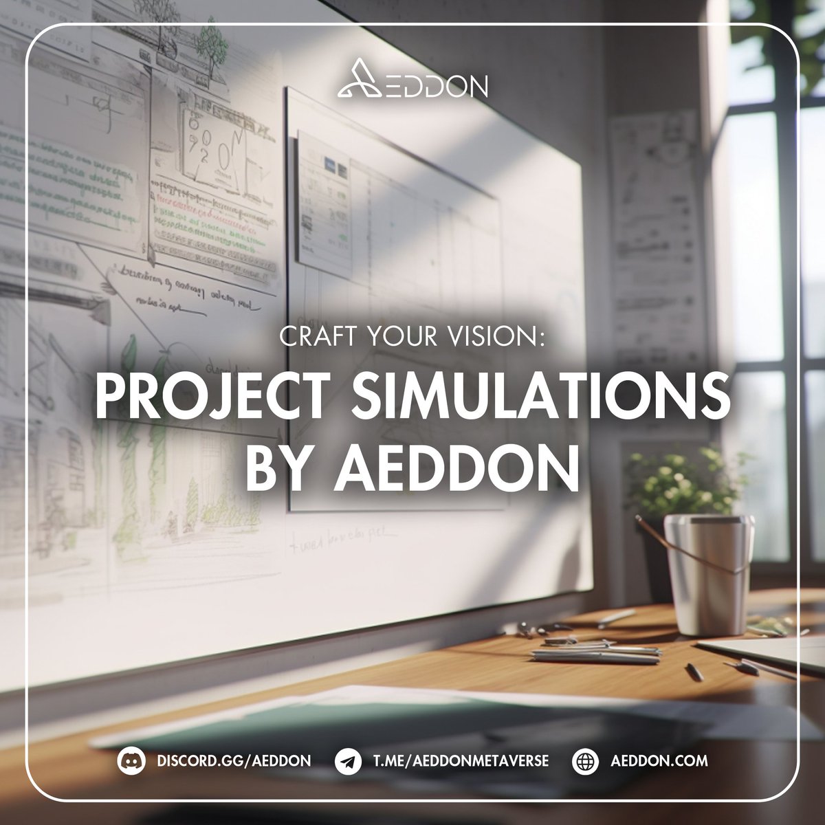 AeddonMetaverse's tweet image. Craft your Vision with Aeddon Metaverse&apos;s project simulations - experience your ideas come to life in a virtual realm.
Let your imagination soar and bring your projects to reality, all within a cutting-edge digital space.
#AeddonMetaverse #ProjectSimulations