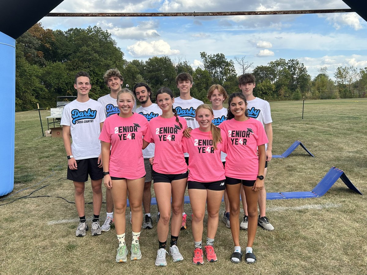 Congrats to our @darby_xc @DarbyXC seniors. Thank you for all that you have done to better our program! #leavealegacy