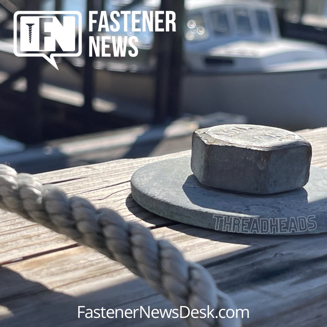 FastenerNews's tweet image. FND EYE SPY 🕵️ 🔩: 
Galvanized Nuts and Bolts are used in marine applications to prevent rusting. Where are you seeing #fasteners #screws &amp;amp; #nutsandbolts today? Share use hashtag #FNDEyeSpy or #FastenerNews #Maine #bolts #galvanized #fasteners 

Visit: FastenerNewsDesk.com