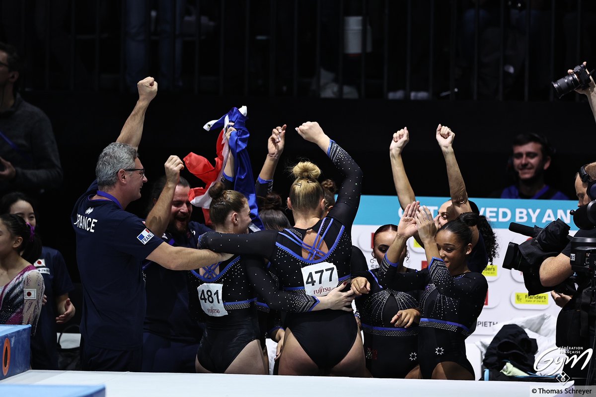 [CHAMPIONNATS DU MONDE GA 🇧🇪]

L'EQUIPE DE FRANCE FEMININE EN BRONZE !!! 😍🔥🫶🇫🇷💯🥉

#Antwerp2023