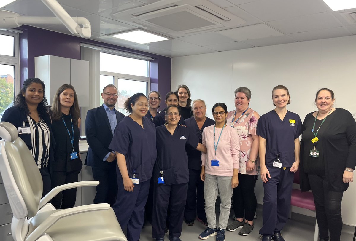 I started my day with a great visit to our community dental team in Uxbridge this morning. Really super to meet some of the team & understand more about the service and some of their achievements & challenges.