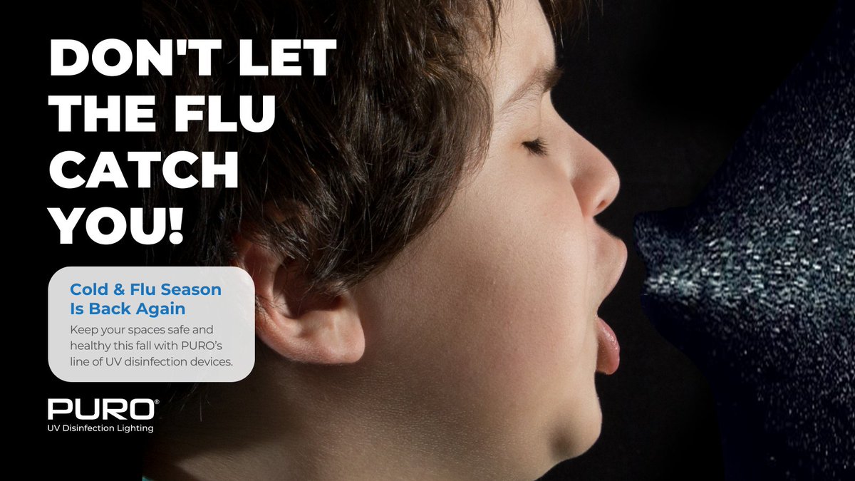 Cold and flu season is on the way! Are you prepared? Keep your spaces safe and healthy this fall with our in-room air disinfection devices. See more at purolighting.com/continuous-air… #TheUVExperts #health #wellness