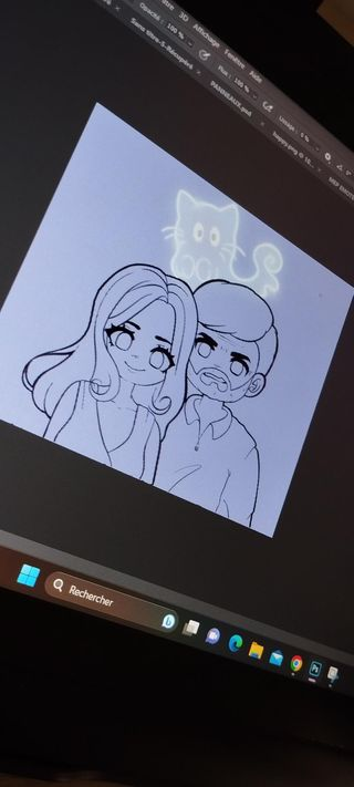 Thandya_Design's tweet photo. Petit WIP d'une commande🐱

#wipart #workinprogress #chibiart #illustration #digitalart #characterdesign #commissionart #chibiportrait https://t.co/RLSVCc78Oj